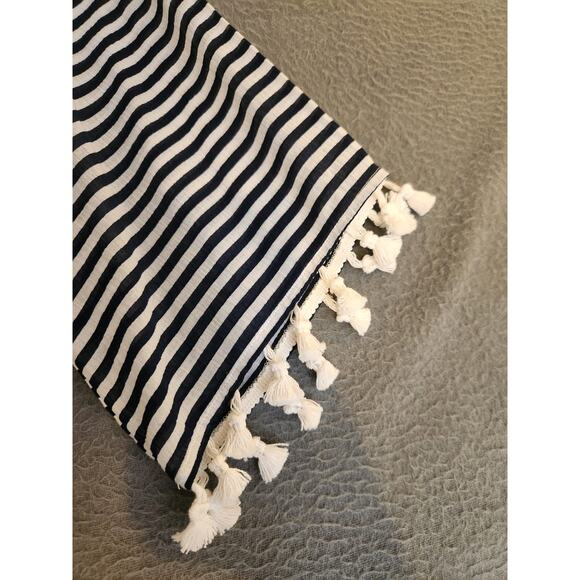 STS Sail to Sable Nautical‎ Blue & White Striped Tunic Tassel 100% Cotton XS NWT - Picture 6 of 11